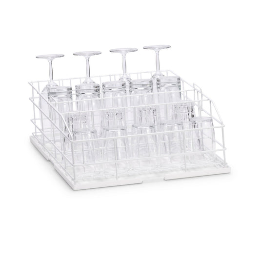 Cesto com filas para lavagem de copos 400x400 Winterhalter | 4 filas