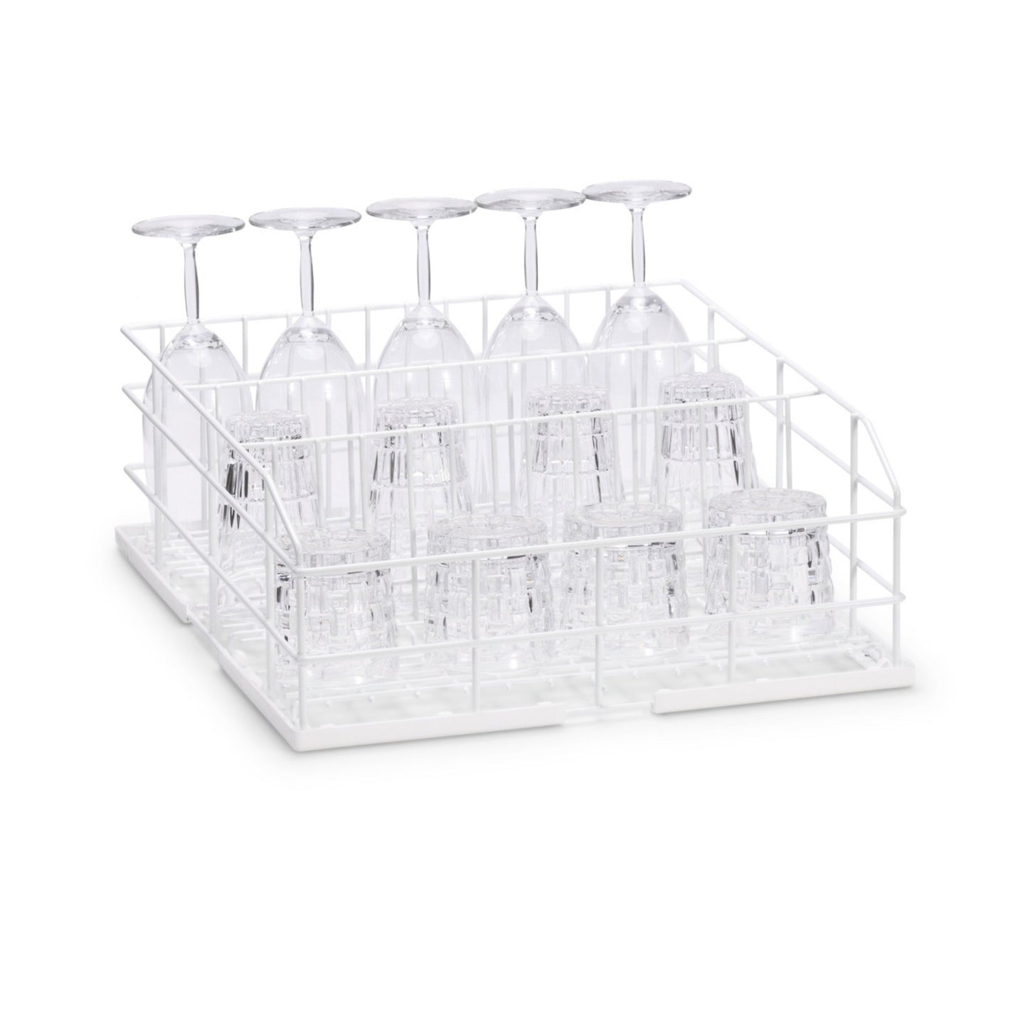 Cesto com filas para lavagem de copos Winterhalter 400x400 | 3 filas