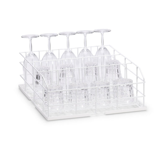 Cesto com filas para lavagem de copos Winterhalter 400x400 | 3 filas