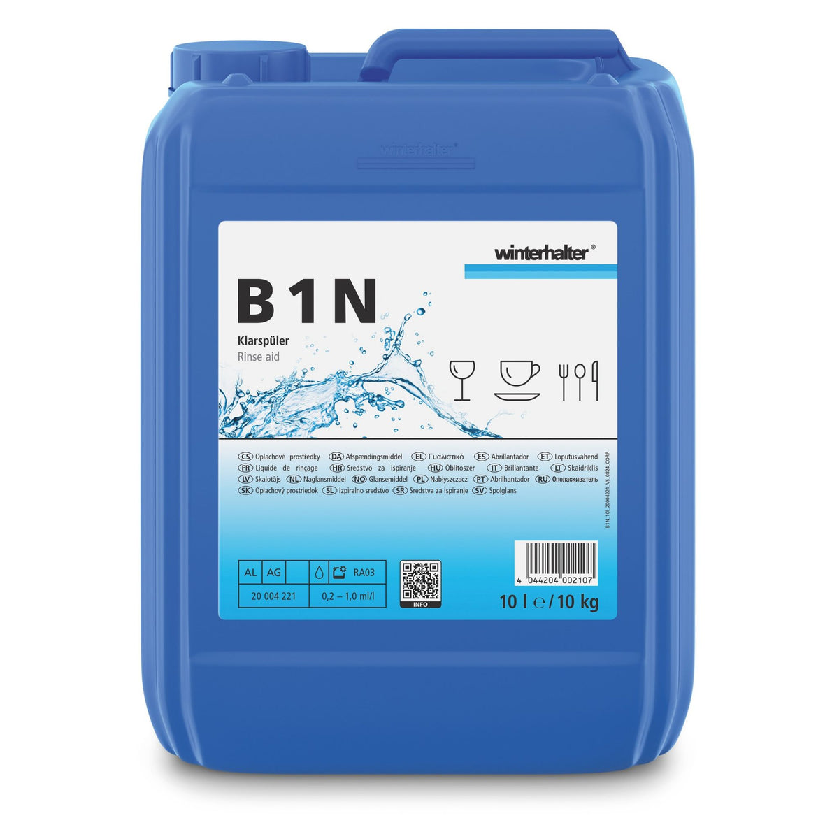 Abrilhantador B 1 N Winterhalter | Sem polimento manual