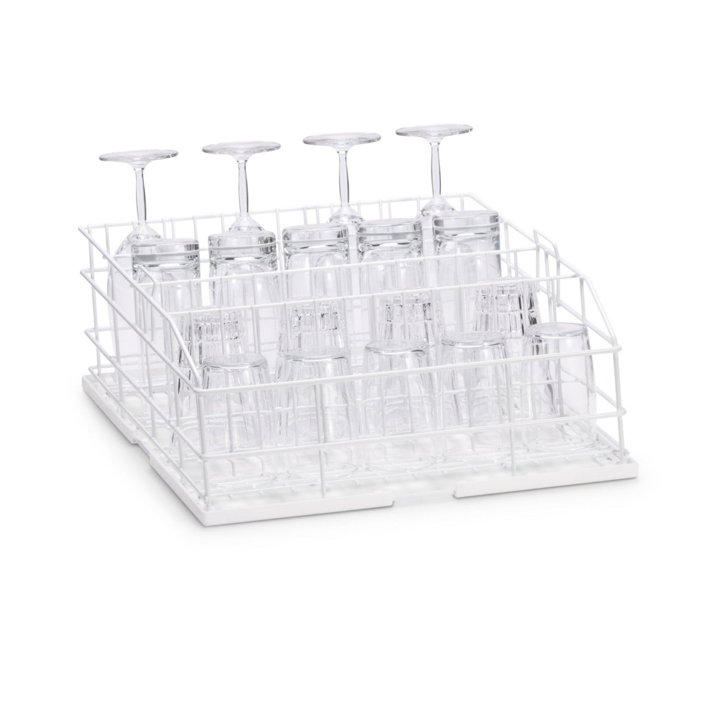 Cesto com filas para lavagem de copos 400x400 Winterhalter | 4 filas
