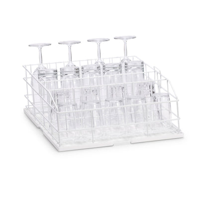 Cesto com filas para lavagem de copos 400x400 Winterhalter | 4 filas