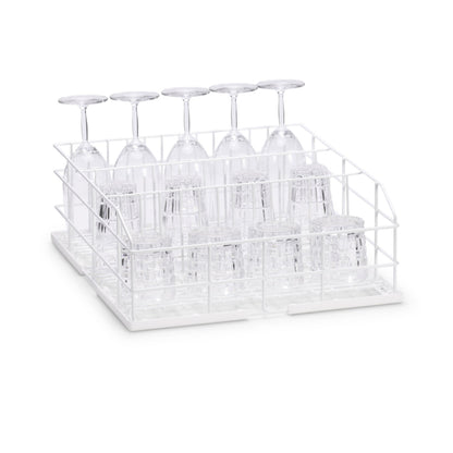 Cesto com filas para lavagem de copos Winterhalter 400x400 | 3 filas