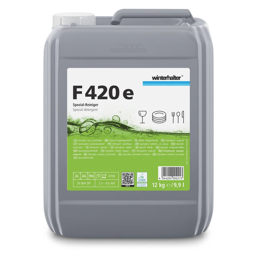 Detergente especial F 420 e Winterhalter | Sin repasado manual