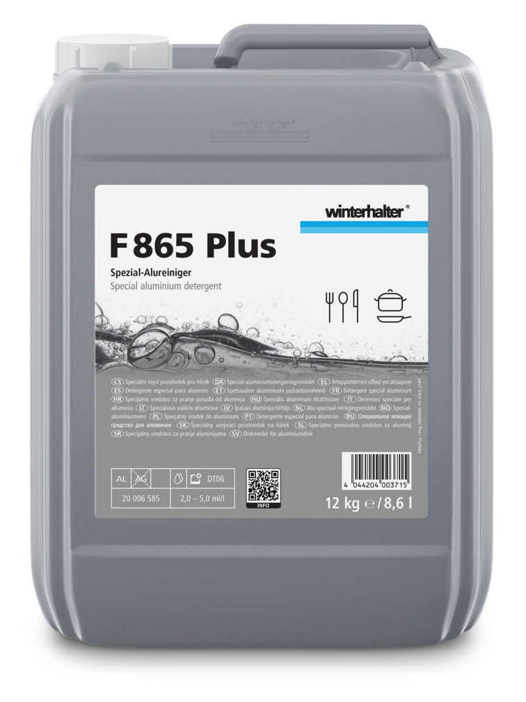 Detergente especial para alumínio F 865 Plus Winterhalter